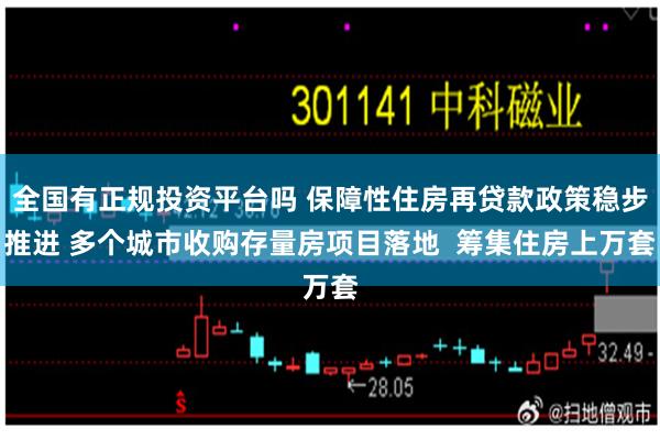 全国有正规投资平台吗 保障性住房再贷款政策稳步推进 多个城市收购存量房项目落地  筹集住房上万套