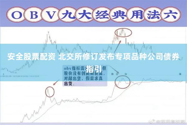 安全股票配资 北交所修订发布专项品种公司债券指引